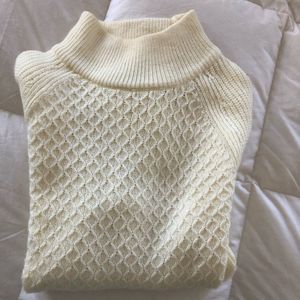 Talbots off white sweater